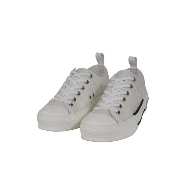 Christian Dior Womens B23 Low Top Sneakers US 5 EU 38 White Oblique Trainers - Picture 3 of 11